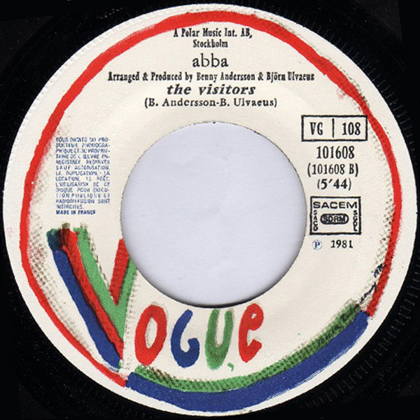 ABBA - Head Over Heels / The Visitors | Vogue (101608) - 4