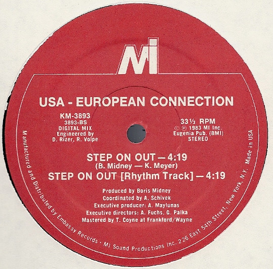 USA - European Connection - Living Up To Love / Step On Out | MI (KM-3893) - 2