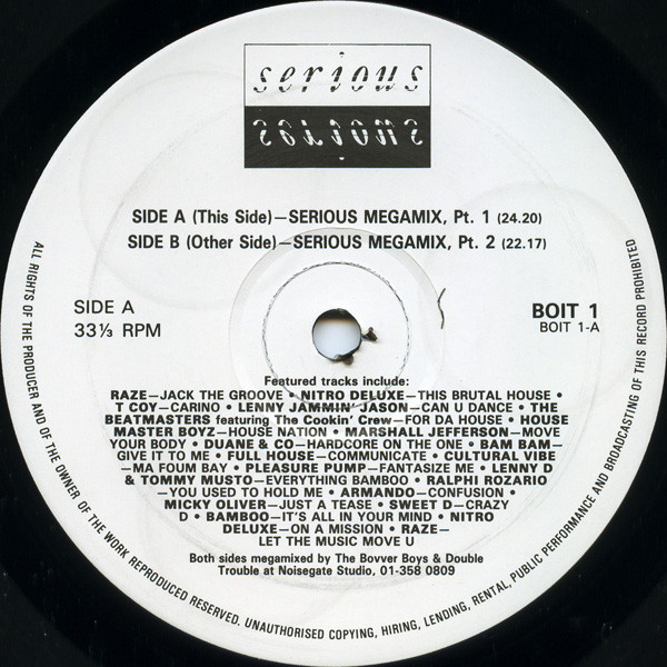 Various - Best Of House Megamix | Serious Records (BOIT 1) - 3 Various - Best Of House Megamix | Serious Records (BOIT 1) - 3