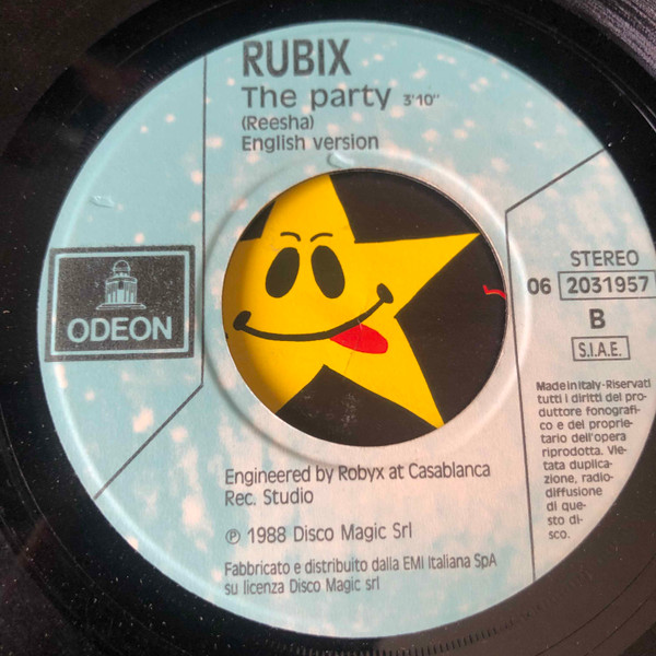 Rubix - The Party (Italian Version) | Odeon (06 2031957) - 3