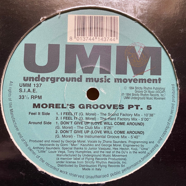 George Morel - Morel's Grooves Pt. 5 | UMM (UMM 137)