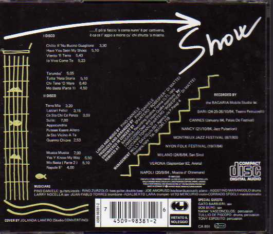 Pino Daniele - Sciò | CGD (4509 98381-2) - 2 Pino Daniele - Sciò | CGD (4509 98381-2) - 2