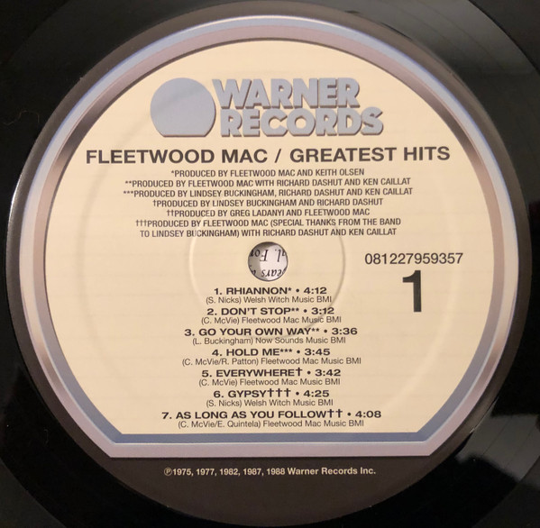 Fleetwood Mac - Greatest Hits | Warner Records (081227959357) - 3