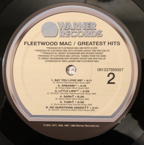 Fleetwood Mac - Greatest Hits | Warner Records (081227959357) - 4