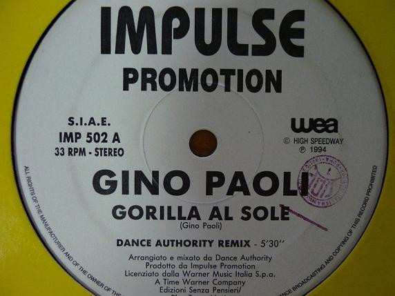 Gino Paoli - Gorilla Al Sole | Impulse (IMP 502)