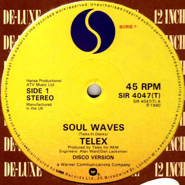 Telex - Soul Waves | Sire (SIR 4047 (T))