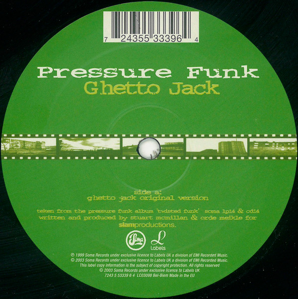 Pressure Funk - Ghetto Jack (Adam Beyer Remixes) | Labels (7243 5 53339 6 4)