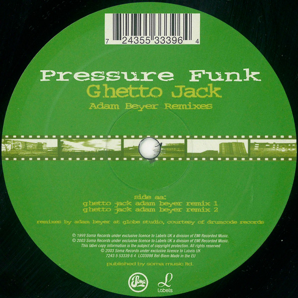Pressure Funk - Ghetto Jack (Adam Beyer Remixes) | Labels (7243 5 53339 6 4) - 2 Pressure Funk - Ghetto Jack (Adam Beyer Remixes) | Labels (7243 5 53339 6 4) - 2