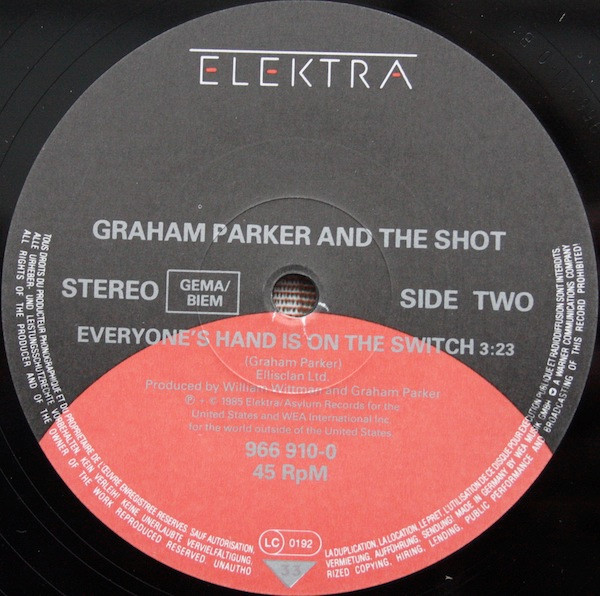 Graham Parker And The Shot - Break Them Down | Elektra (966 910-0) - 3