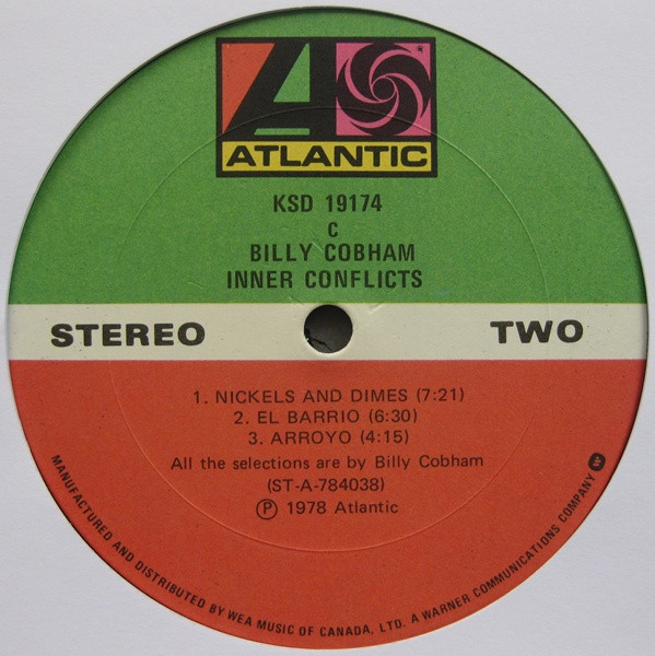 Billy Cobham - Inner Conflicts | Atlantic (KSD 19174) - 4