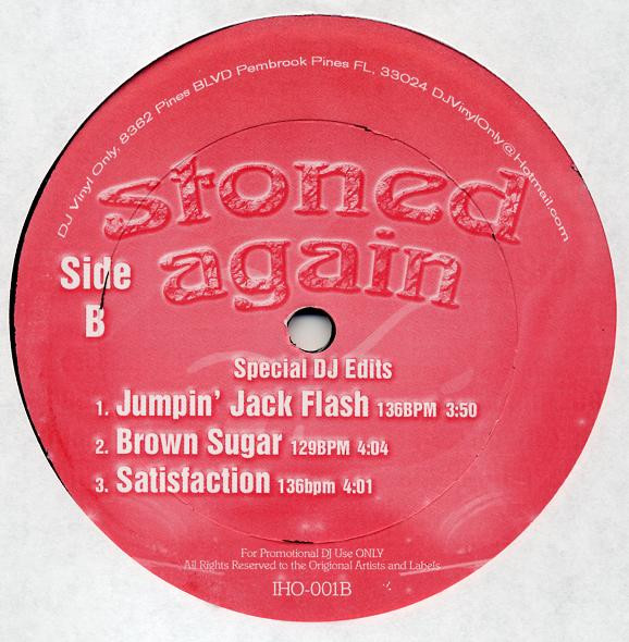 The Rolling Stones - Stoned Again (Special DJ Edits) | DJ Vinyl Only (IHO-001) - 2