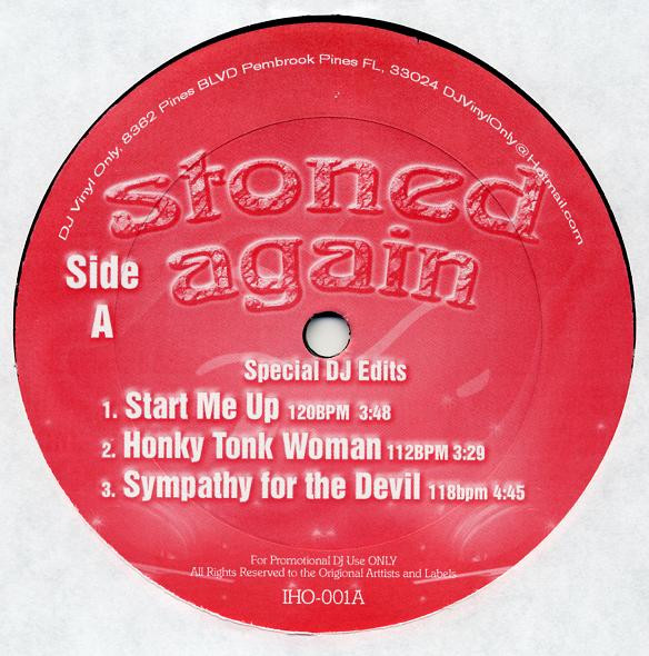 The Rolling Stones - Stoned Again (Special DJ Edits) | DJ Vinyl Only (IHO-001) - main