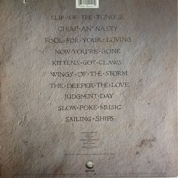 Whitesnake - Slip Of The Tongue | Geffen Records (GHS 24249) - 2