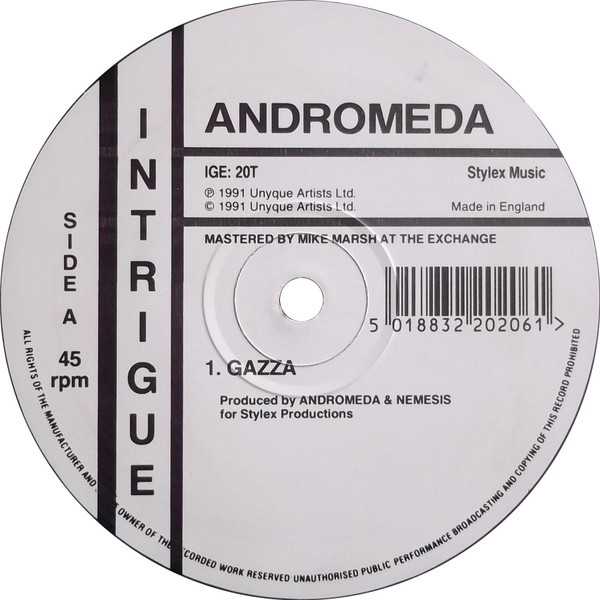 Andromeda - Gazza / Sexy | Intrigue Records (IGE: 20T) - 2