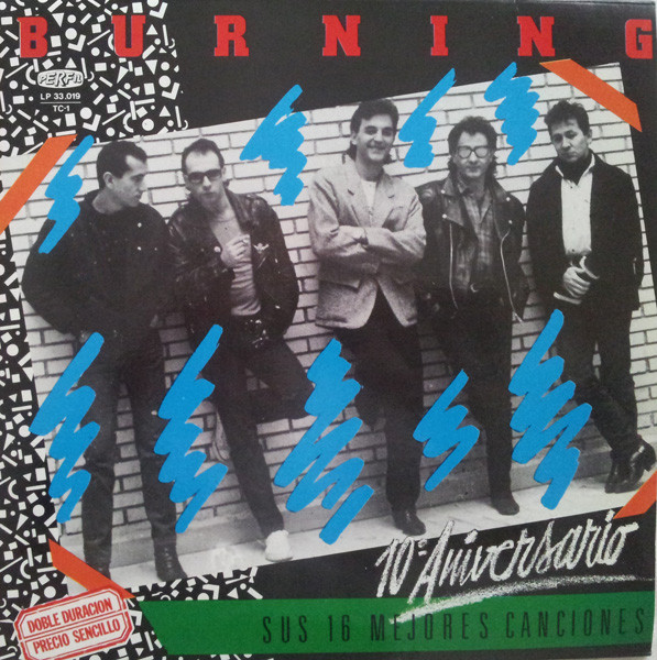 Burning - 10º Aniversario - Sus 16 Mejores Canciones | Perfil (LP 33.019 / TC-1)