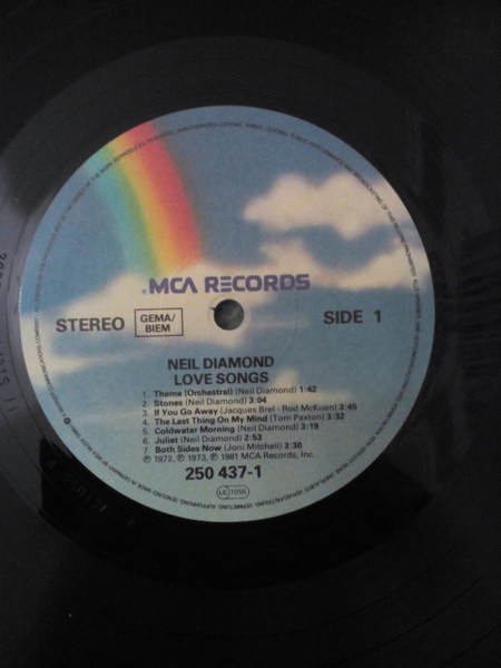 Neil Diamond - Love Songs | MCA Records (250 437-1) - 2