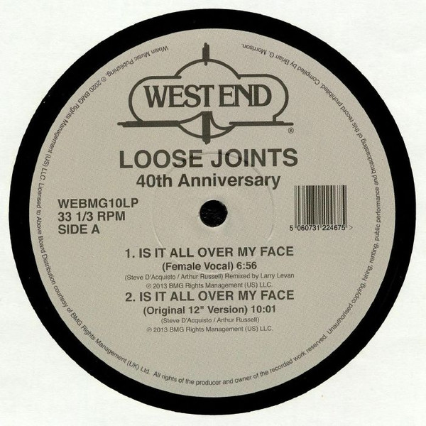 Loose Joints - Is It All Over My Face (40th Anniversary) | West End Records (WEBMG10LP) - 2 Loose Joints - Is It All Over My Face (40th Anniversary) | West End Records (WEBMG10LP) - 2