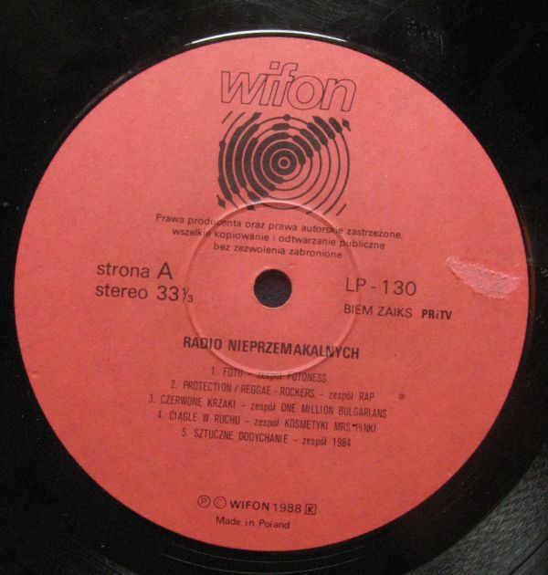 Various - Radio Nieprzemakalnych | Wifon (LP 130) Various - Radio Nieprzemakalnych | Wifon (LP 130)