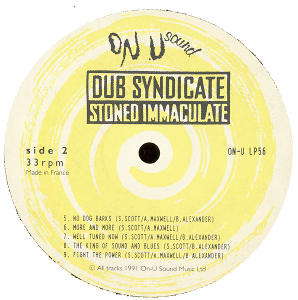 Dub Syndicate - Stoned Immaculate | On-U Sound (ON-U LP56) - 4 Dub Syndicate - Stoned Immaculate | On-U Sound (ON-U LP56) - 4
