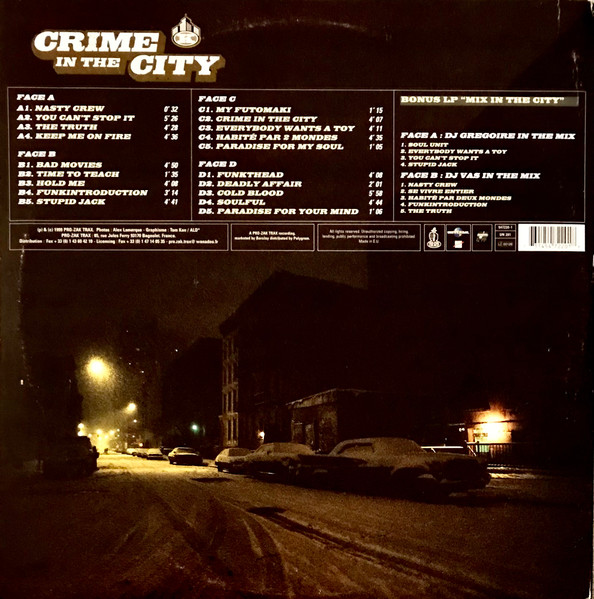 Kojak - Crime In The City | Pro-Zak Trax (547220-1) - 2