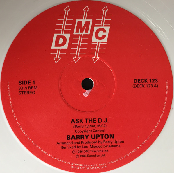 Barry Upton - Ask The D.J. | DMC (DECK 123) - 3