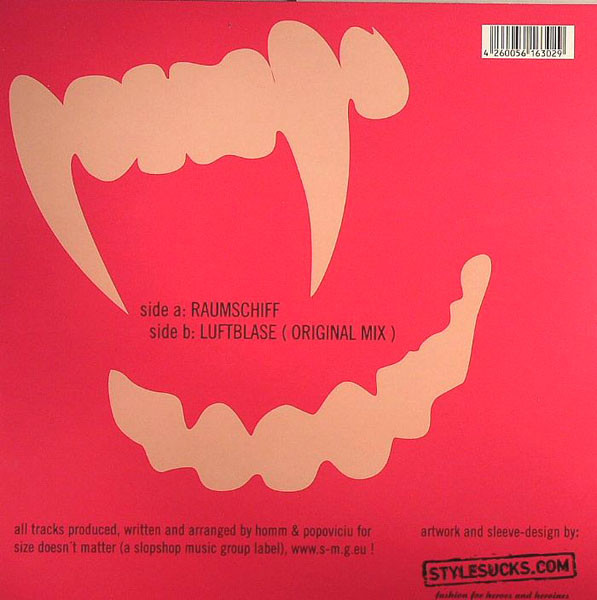 Homm & Popoviciu - Raumschiff | Size Doesn't Matter Recordings (SDM002) - 2