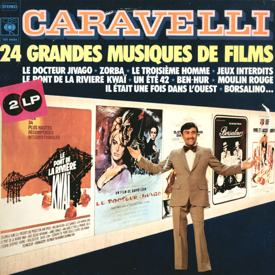 Caravelli - 24 Grandes Musiques De Films | CBS (CBS 88094) - main