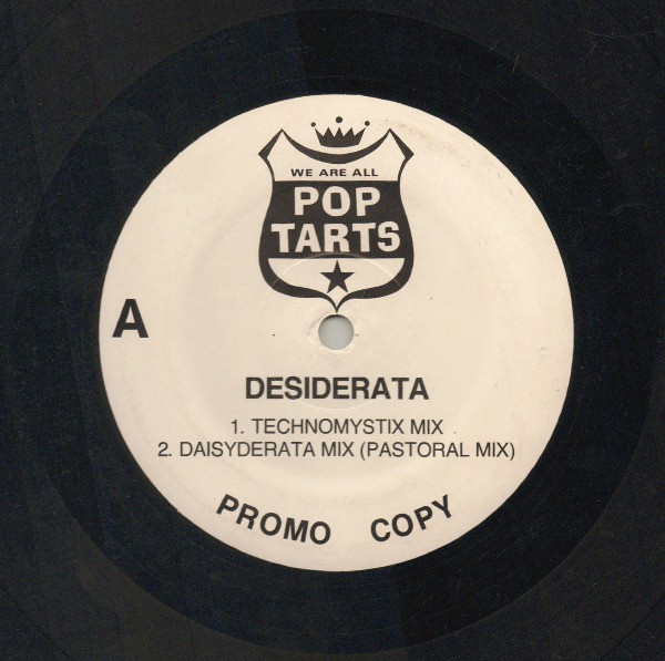 Poptarts - Desiderata | World Of Wonder (WRDX1 DJ) - main