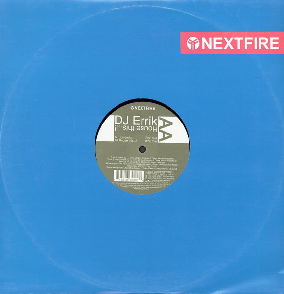 DJ Errik - Surrender / House This...! | Nextfire Recordings (74321 67258 1) - 3