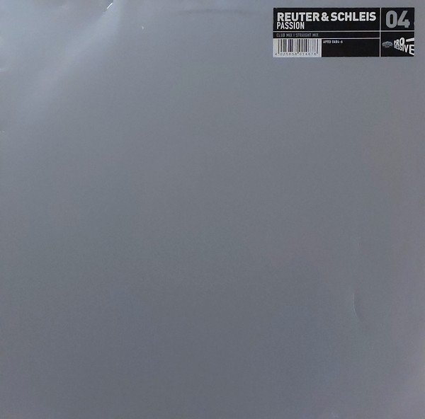 Reuter & Schleis - Passion | Alphabet City Progressive (APRO 0404-6) Reuter & Schleis - Passion | Alphabet City Progressive (APRO 0404-6)