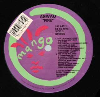 Aswad - Fire | Mango (537 847-1) - 2 Aswad - Fire | Mango (537 847-1) - 2
