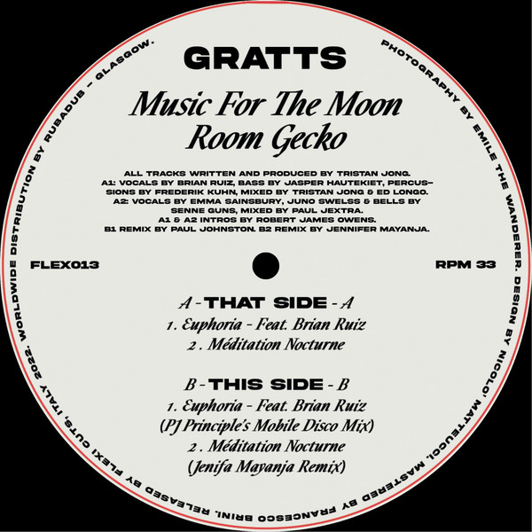 Gratts - Music For The Moon Room Gecko | Flexi Cuts (FLEX013)