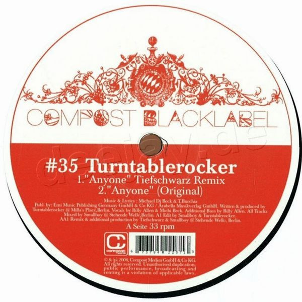 Turntablerocker - Anyone / All Night | Compost Records (Compost 297-1)