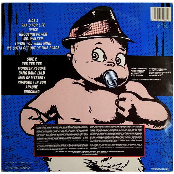 The Ska-Dows - Ska'd For Life | Skank Records (SKANK LP 106) - 2