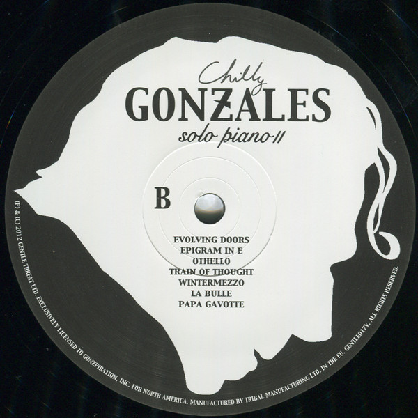 Chilly Gonzales - Solo Piano II | Gentle Threat (GENTLE017V)