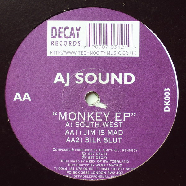 AJ Sound - Monkey EP | Decay Records (DK003)