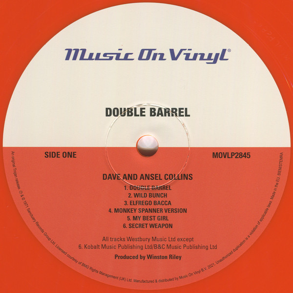 Dave & Ansel Collins - Double Barrel | Music On Vinyl (MOVLP2845) - 4 Dave & Ansel Collins - Double Barrel | Music On Vinyl (MOVLP2845) - 4