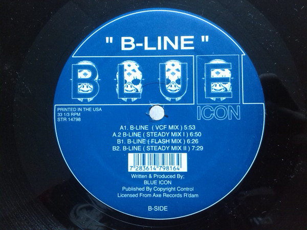 Blue Icon - B-Line | Stealth Records (STR 14798)