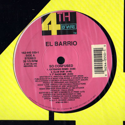 El Barrio - So Confused | 4th & Broadway (162 440 550-1) - main El Barrio - So Confused | 4th & Broadway (162 440 550-1) - main