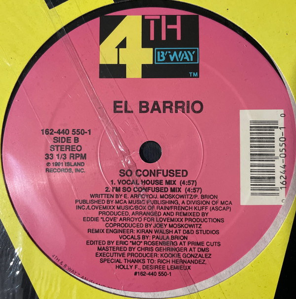 El Barrio - So Confused | 4th & Broadway (162 440 550-1) - 2 El Barrio - So Confused | 4th & Broadway (162 440 550-1) - 2