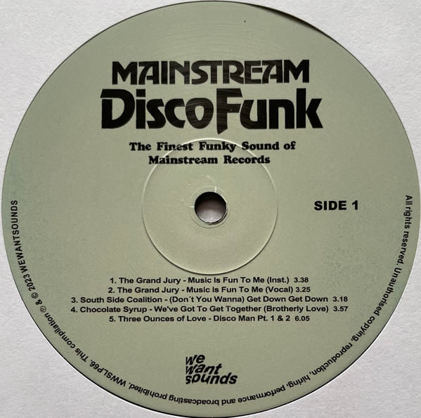 Various - Mainstream Disco Funk (The Finest Funky Sound Of Mainstream Records New York 1974-1976) | Wewantsounds (WWSLP66) - 3