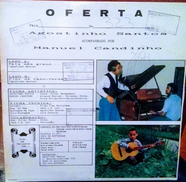 Agostinho Santos - Oferta | Not On Label (Stemra 1991-002- AdS - LP) - 2