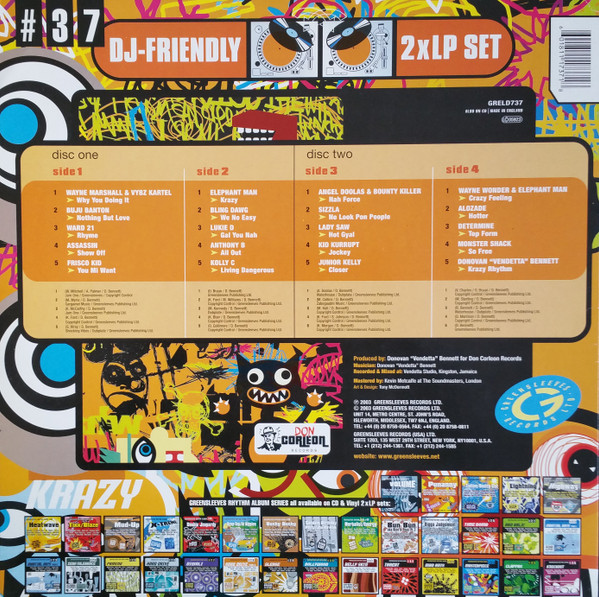 Various - Krazy | Greensleeves Records (GRELD 737) - 2