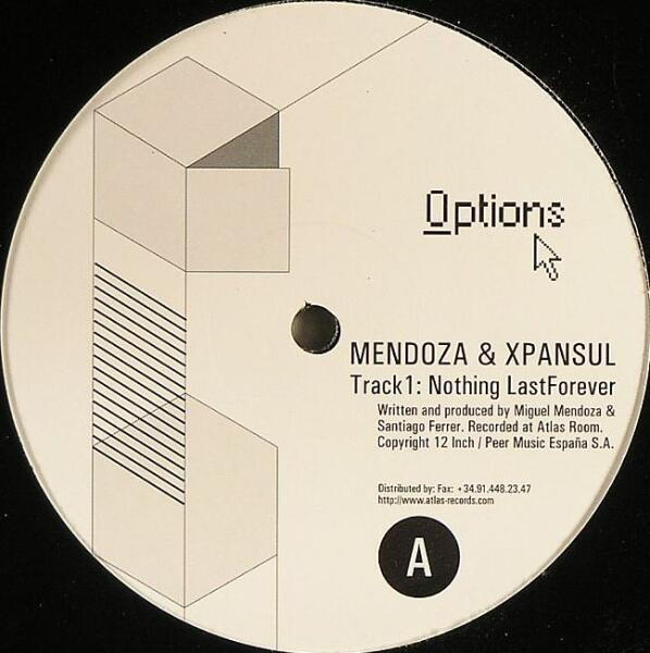 Miguel Mendoza & Xpansul - Nothing Last Forever / M2 | Options (OPT004) - main