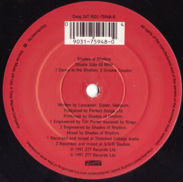 Shades Of Rhythm - Extacy EP | ZTT (ZANG 24T) - 4