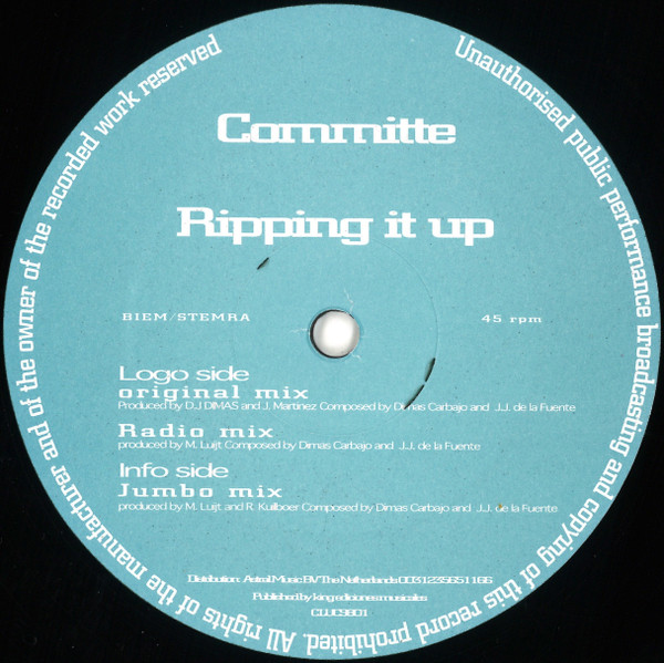 Committee - Ripping It Up | Club Image (CLUB9801) - 3 Committee - Ripping It Up | Club Image (CLUB9801) - 3