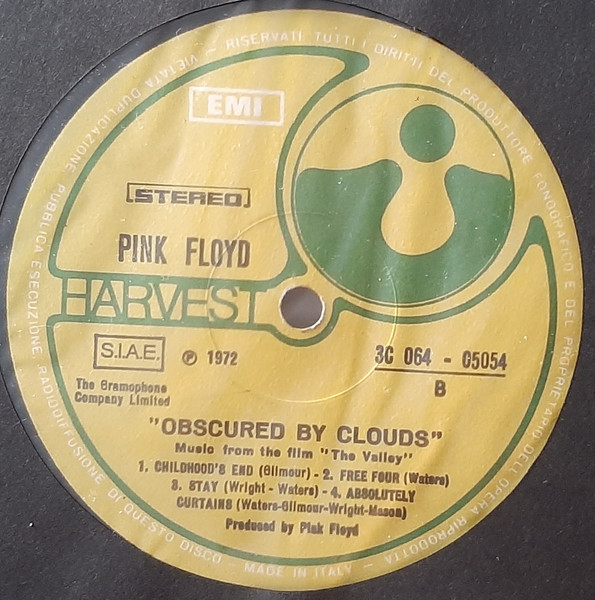Pink Floyd - Obscured By Clouds | Harvest (3C 064 - 05054) - 4 Pink Floyd - Obscured By Clouds | Harvest (3C 064 - 05054) - 4