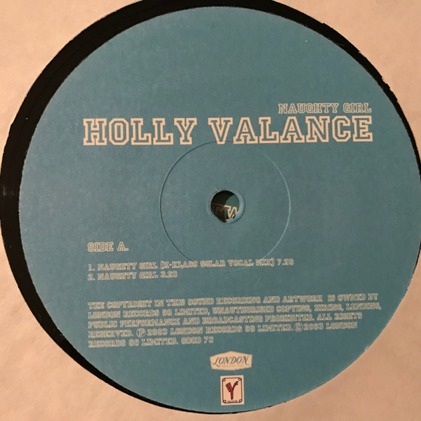 Holly Valance - Naughty Girl | Y Records (GOOD 73)