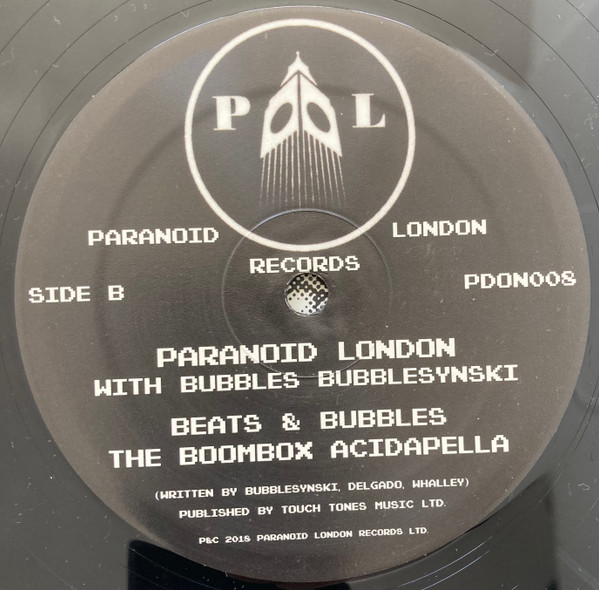 Paranoid London With Bubbles - The Boombox Affair | Paranoid London Records (PDON008) - 3