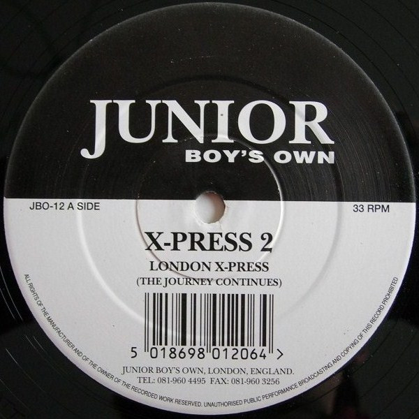 X-Press 2 - London X-Press | Junior Boy's Own (JBO-12)